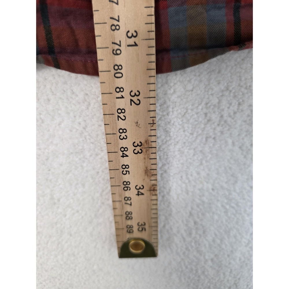 5.11 Shirt Mens XL Red Plaid Long Sleeve Snap Front Cotton Tactical Outdoor - Picture 5 of 7